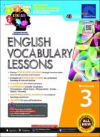 แบบฝึกหัดคำศัพท์ ป.3  English Vocabulary Lessons Workbook 3