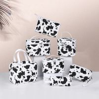 New Fashion Cow Style PU Make Up Bag Women 39;s Casual Travel Organizer Toiletry Storage Beauty Cosmetic Cases Female Organize Bag