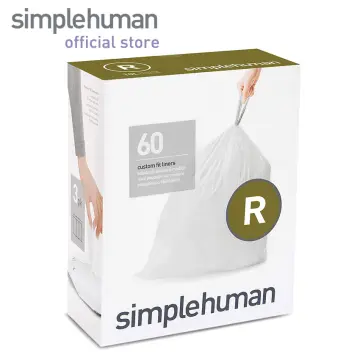 simplehuman Custom Fit Bin Liner Refill Pack Code K, 3 X Pack Of