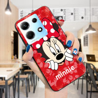 พร้อมเคสโทรศัพท์สำหรับ Infinix Hot 30 30i ร้อน Infinix Note 30 5G Note 30 Pro Note 30 VIP แหวนใส่นิ้ว + สายคล้องเคสนิ่มกันกระแทกลายดอกไม้ในกลุ่มเคสเดซี่เคสเคสโทรศัพท์ซิลิโคน TPU แบบนิ่มสำหรับเด็กผู้หญิงเด็กผู้ชาย