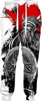 Viking Tattoo 3D Print Pants,Men Women Sport Trousers, Harajuku Streetwear Hip Hop Punk Sweatpants