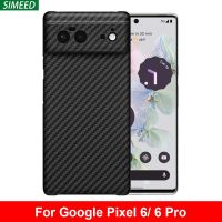 ✕►๑ Real Carbon Fiber Case for Google Pixel 6 Pro Case Aramid Fiber Ultra Thin Shockproof Back Cover for Google Pixel 6 5G Case