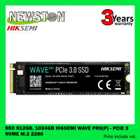 SSD (เอสเอสดี) 512GB, 1024GB HIKSEMI WAVE PRO(P) - PCIe 3/NVMe M.2 2280 (HS-SSD-WAVE PRO (P)