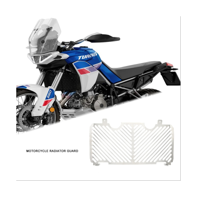Motorcycle Radiator Guard Grille Cover Protector Grill Protection for Aprilia Tuareg 660 2022(Black)