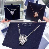 ?สินค้าพร้อมส่งในไทย?ของแท้100% Swarovskiของแท้ Swarovskiแท้ สร้อยคอ swarovski swarovski FURTHERรุ่นที่ระลึกครบรอบ 125 ปี  necklace สวาล๊อฟกี swarovski สร้อยคอแท้ สว