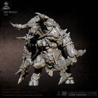 75มิลลิเมตรเรซิ่นชุดรูป Minotaur สองขวานนักรบเรซิ่นรุ่นประกอบตัวเอง TD-2179