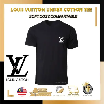 LV Tshirt Unisex Tshirt Women T shirt Men Baju T shirt Lelaki Baju