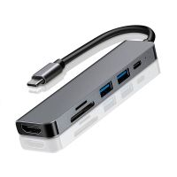 【LZ】✉  Tipo C Multi-Function Expansão Dock USB 3.0 Hub Converter PD 100W carregamento para Macbook Air Pro iPad Pro OTG HDMI 6in 1