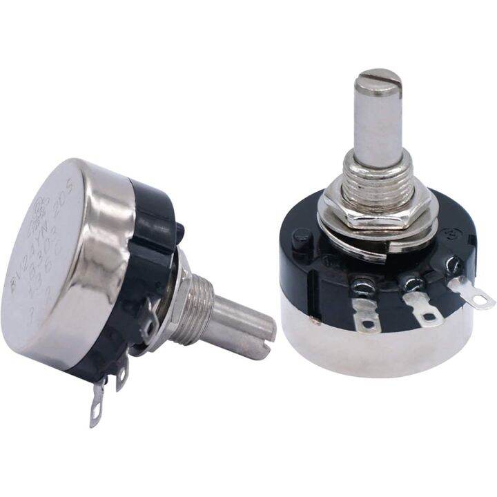 2PCS RV24YN 20S Potentiometer B502 Screw Thread Single Turn Rotating