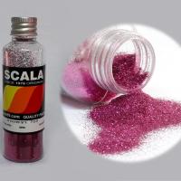 กากเพชร 710 เบอร์กันดี (Glitter powder 710 Burgundy ,USA) ขนาด 8 เหลี่ยม