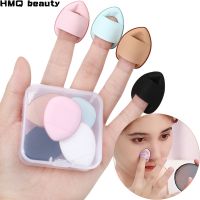 (Stream woman)5/10/20 Pcs Mini Finger Puff Foundation Powder Detail ฟองน้ำแต่งหน้า Face Concealer Cream Blend เครื่องสำอางอุปกรณ์เสริมเครื่องมือแต่งหน้า