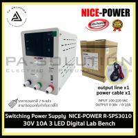 DC POWER SUPPLY R-SPS3010 30V 10A Lab Bench แหล่งจ่ายไฟ DC Digital Switching