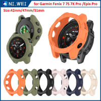 สำหรับ Garmin Epix Proกล่องนาฬิกากลวงสำหรับ Garmin Fenix ​​7 Pro 7S 7Xเปลือกหุ้มอ่อน