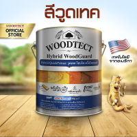 วูดเทค ไฮบริด-ไพรเมอร์ น้ำมันรองพื้นกันยางไม้ &amp; อุดร่องเสี้ยนในตัว WOODTECT Hybrid-Primer