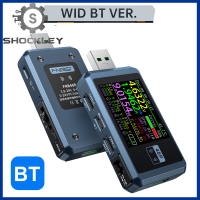 Shockley USB เมตรพลังงาน USB USB มิเตอร์วัดกระแสไฟและเครื่องทดสอบกระแสไฟฟ้าจอแสดงผล LCD มัลติมิเตอร์แอมมิเตอร์โวลต์มิเตอร์ทดสอบพลังงาน