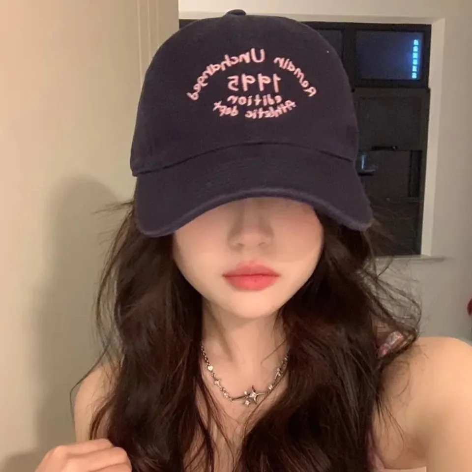 RESPECT Letter Embroidery Women Baseball Hat Fashion Korean Girl Peaked Cap  Female Sunscreen Bonnet Hip Hop Sun Visors кепка y2k