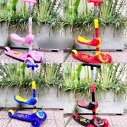 xe trượt scooter - XE TRƯỢT TRẺ EM + XE CHÒI CHÂN COMBO 2IN1