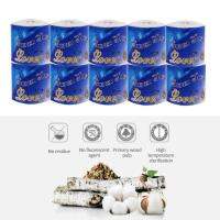 1000g 3 ชั้นเนื้อเยื่อห้องน้ําสําหรับครอบครัวคาเฟ่ร้านอาหาร Virgin Wool Pilp เนื้อนุ่มกระดาษชําระที่เป็นมิตรกับผิวหนังห้องน้ํา HOT