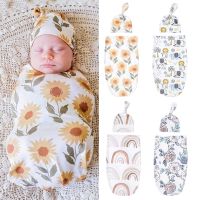 เด็ก Swaddles ทารกแรกเกิด Swaddle ผ้าห่มทารก Sleep Sack Wrap หมวกชุดทารกแรกเกิดการถ่ายภาพ Props อุปกรณ์เสริม