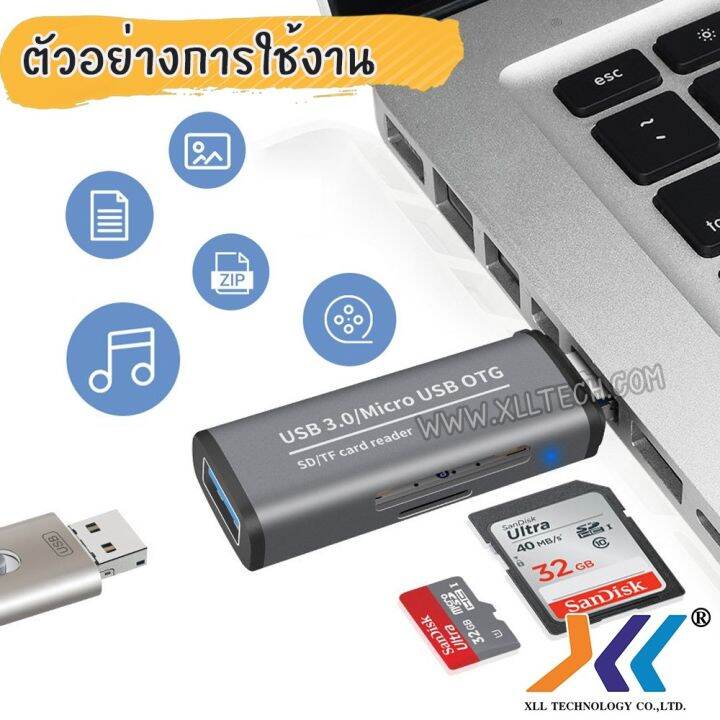 สินค้าขายดี-usb-3-0-card-reader-expansion-card-micro-usb-to-sd-otg-ที่ชาร์จ-แท็บเล็ต-ไร้สาย-เสียง-หูฟัง-เคส-ลำโพง-wireless-bluetooth-โทรศัพท์-usb-ปลั๊ก-เมาท์-hdmi-สายคอมพิวเตอร์