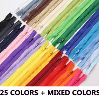 ✈✽❂ 10pcs Nylon Coil Zipper 4 -24 (10 cm-60 cm) for Tailor Crafts Sewing Clothes Zipper (20 Colors) Sewing Accessories