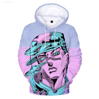 Cartoon 2022 Hot Sale Anime Cool JOJO Mens Hoodies Oversized Teens Fashion With Hood Jackets Sweatshirts Unisex 3D Printed Tops Size:XS-5XL