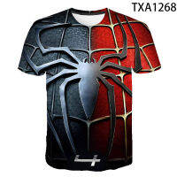 2020ฤดูร้อนใหม่ Spider 3D T เสื้อเด็กผู้หญิงเด็กแฟชั่น streetwear ผู้ชายผู้หญิงเด็กพิมพ์เสื้อยืด Cool Tops tees.