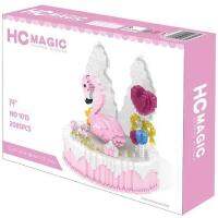 ตัวต่อ HC HAAR Block บล็อก เค้ก นก ฟลามิงโก้ หัวใจ ชมพู Cake Flamingo Pink 1015 - ของขวัญ วันเกิด จับฉลาก ปีใหม่ วาเลนไทน์