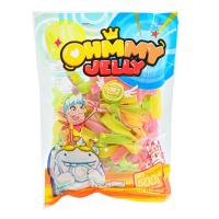 Ohmmy Jelly / โอมมี่เยลลี่ - กัมมี่เยลลี่ ริบบิ้น 500 กรัม [รวมรสผลไม้] นุ่ม อร่อย