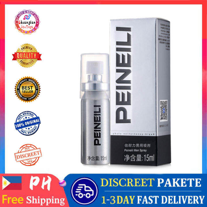 Shiokme Original Peineili God Oil 60min Delay Spray For Men Last