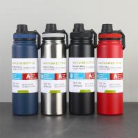 800Ml Sport Thermos Bottle Portable Large-Capacity Leak-Proof 304 Stainless Steel Water Bottle Travel Cup