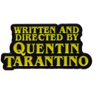 Written and Directed By Quentin Tarantino Brooch Revenge Movie Enamel Pin Film Lapel Badge for Fans