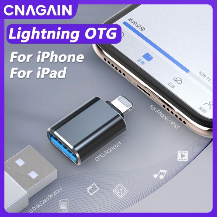 Lighting OTG Adapter iphone to USB Disk Converter Data Cable for iPhone ...