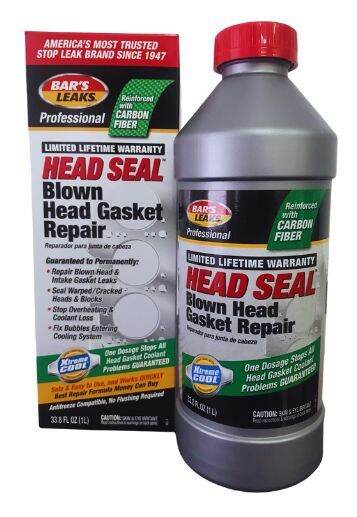 Bar's Leaks Head Seal Blown Head Gasket Repair with Carbon Fiber Xtreme ...