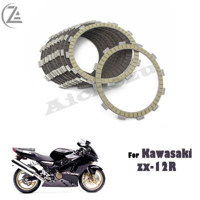 ACZ Motorcycle Engine Part Clutch Friction Plates Bakelite Clutch Frictions Kit for Kawasaki Ninja ZX1200 ZX-12R ZX12R 2001-2005