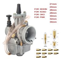 【hot】▨  PWK 21 26 28 30 32 34mm Carburetor With Jet OKO KOSO Dirt JOG 2T 4T Motorcycle Carb