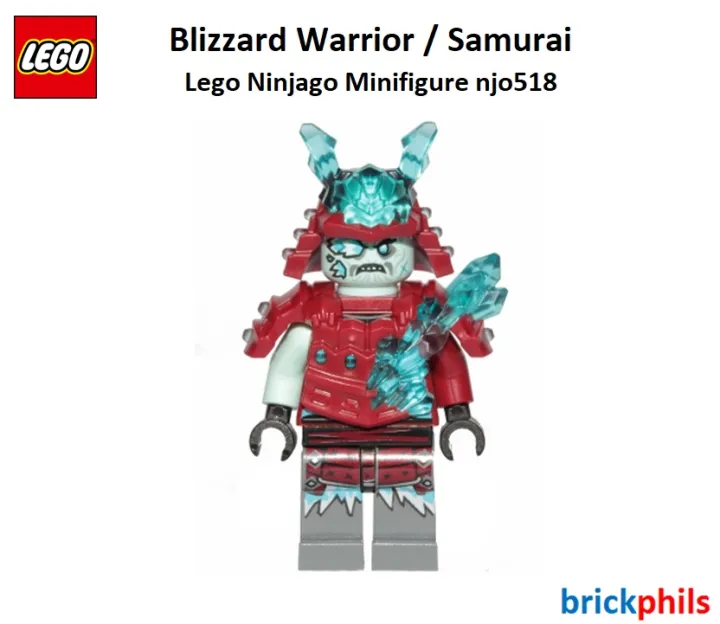 Authentic Lego Ninjago Minifigure njo518 Blizzard Warrior / Samurai ...