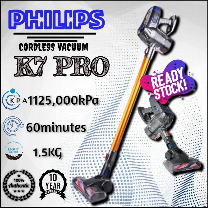 Vacuum K7 PRO 2023 Cordless Vacuum Cleaner Pro Lazada PH