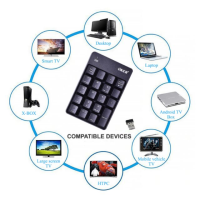 Keypad Wireless แป้นตัวเลขไร้สาย Oker KP-052