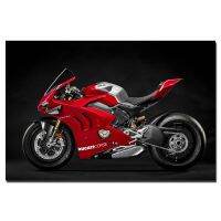 Ducati Panigale V4 R Race รถจักรยานยนต์ HD WallCanvas รูปภาพผ้าใบพิมพ์-DIY กรอบภาพวาด Wall Art โปสเตอร์สำหรับตกแต่งบ้าน-เหมาะสำหรับผู้ที่ชื่นชอบรถจักรยานยนต์ Liyanhong2