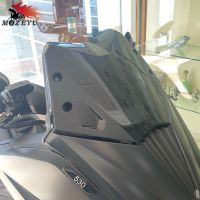 ♝อุปกรณ์เสริมมอเตอร์ไซค์กระจกบังลม TMAX530หน้าจอหักเหที่กันลมสำหรับ YAMAHA 530 T-MAX TMAX 530 2012-2016