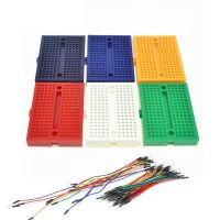 【YD】 2PCS SYB-170 Solderless Prototype Breadboard 170 Tie-points Cable Wire Kit for Diy