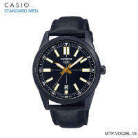 นาฬิกาข้อมือ CASIO ของแท้ MTP-VD02BL นาฬิกาข้อมือชาย สายหนัง MTP-VD02BL-1E MTP-VD02BL-2E MTP-VD02BL-3E MTP-VD02BL-5E