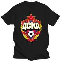 เสื้อยืดโลโก้ Rusia Atasan Katun Cska มอสโกตอนกลาง