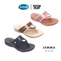 Scholl รุ่นใหม่!! (3F-2728) รองเท้าสกอลล์ของแท้ รุ่น Jemma 3F-2728 รองเท้าสุขภาพ รองเท้าเเตะใส่สบายหน้ากากเพชร เพิ่มความหรูหรา และสนุกไปกับการแต่งตัว