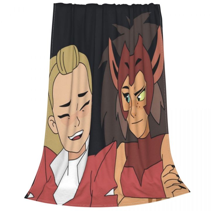 design-adora-catra-stickers-drawing-series-she-ra-blanket-bedspread-bed-plaid-bed-linen-bedspread-150-childrens-blanket