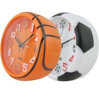 Creative 3D Basketball Football Sport Alarm Clock Stereo Digital Clock Student Kids Room Table Clock Gifts