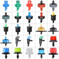 Variety Style Garden Drip Irrigation Dripper Fixed Flow Pressure Compensating Emitter 1/4 Sprinkler Watering Refraction Nozzle Watering Systems  Gar