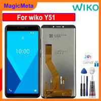 MagicMeta ต้นฉบับสำหรับ Wiko Y51 LCD ชิ้นส่วนหน้าจอแอลซีดีสัมผัส LCD สำหรับหน้าจอ Y51 Wiko