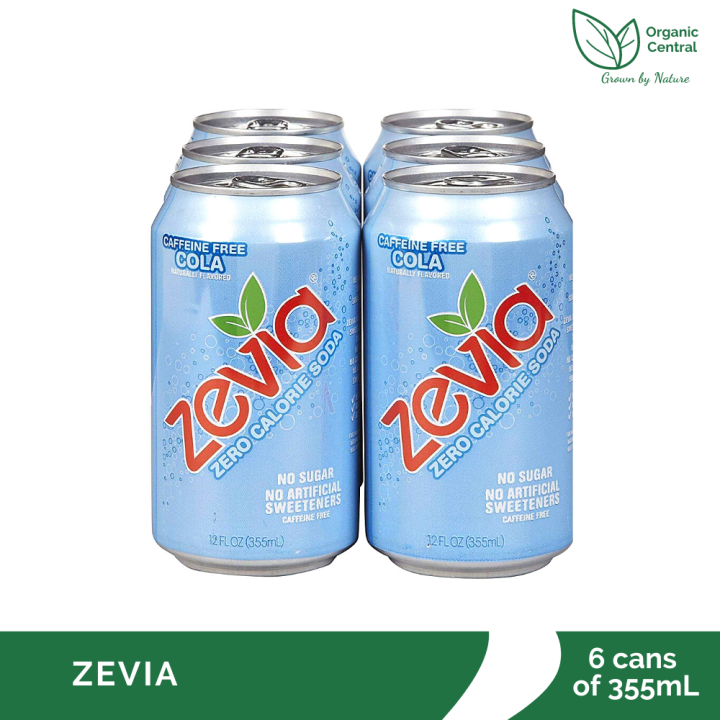 Zevia Caffeine Free Cola Bundle of Six (6) 355mL Lazada PH